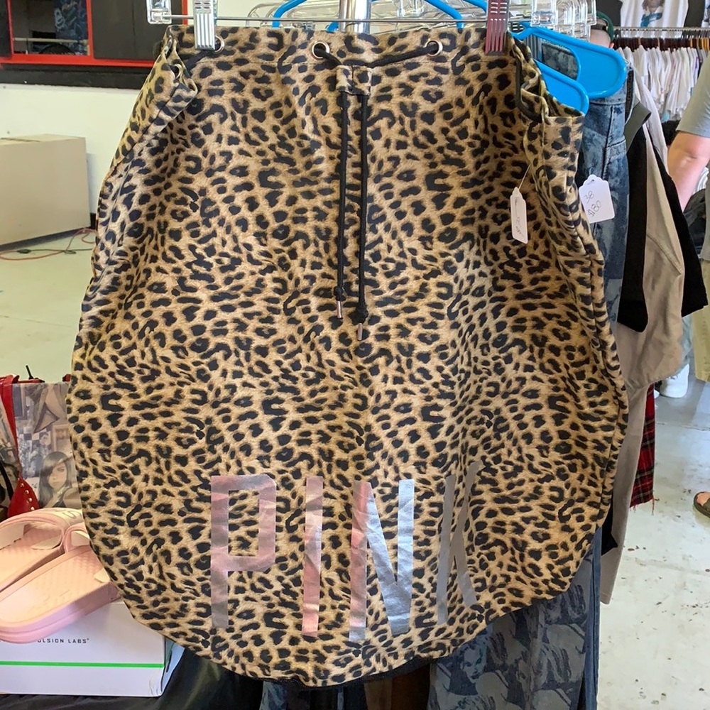 PINK Victoria’s Secret RARE cheetah laundry bag